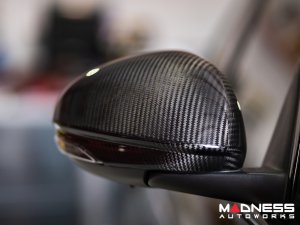 Alfa Romeo Giulia Mirror Covers - Carbon Fiber - Caps - Feroce Carbon Alfa Romeo Giulia Mirror Covers - Carbon Fiber - Caps - Feroce Carbon